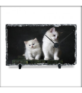 horloge ardoise imprimée