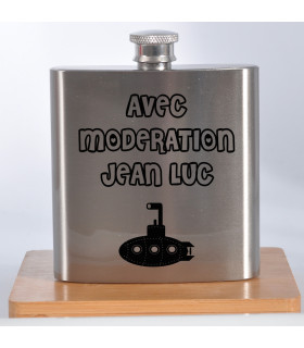 flasque alcool personnalisée