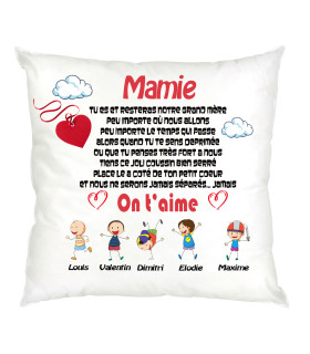 coussin mamie à personnaliser
