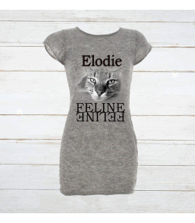Pyjama tunique personnalisée femme
