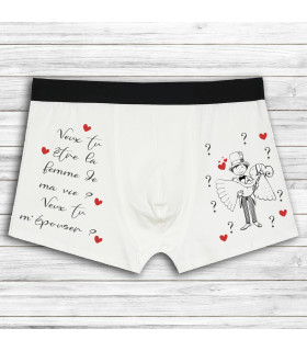 Boxer demande en mariage