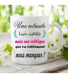 mug pour une retraitee