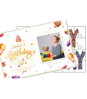 carte et puzzle anniversaire