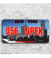 Plaque US New York Ville personnalisée