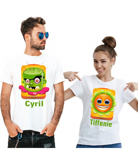 tee shirt duo pour rire