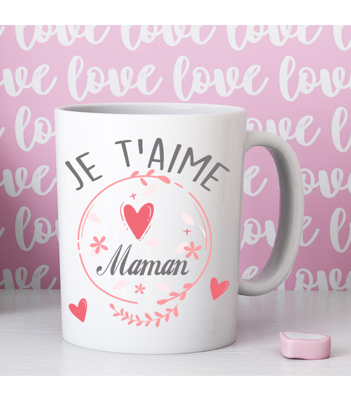 Tasse Mug Personnalisable Prénom - Le Jardin Secret De Prénom- Cadeau à  Personnaliser Femme Maman Anniversaire Fête Original : : Cuisine  et Maison