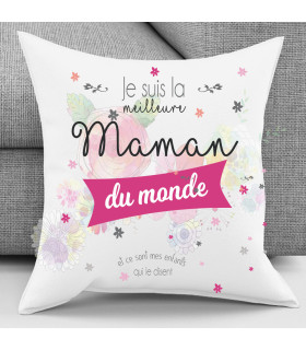 Coussin pour la meilleure maman du monde