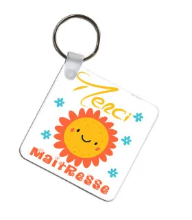 porte cle soleil maitresse