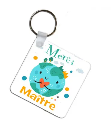 porte clé personnalisé maitre ecole