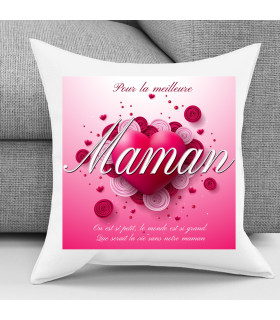coussin pour ma maman d'amour