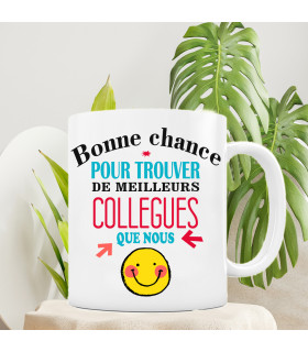mug bonne chance collegue