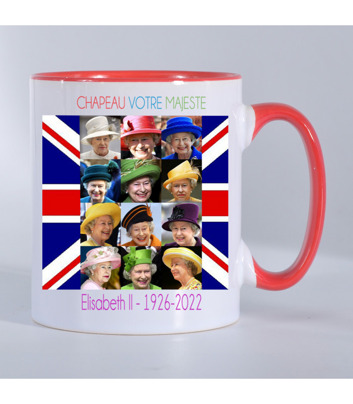 Mug Elisabeth II reine d'Angleterre