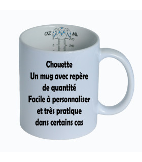 Mug gradué personnalisé
