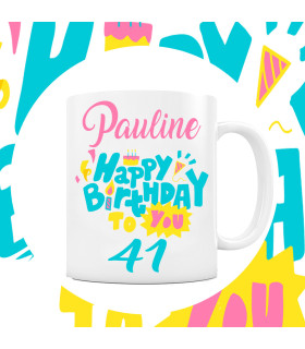mug pour souhaiter joyeux anniversaire