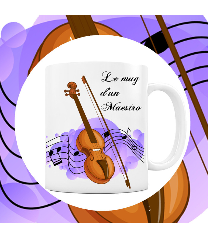Mug "Maestro" pour Fan de Violon