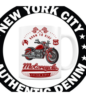 mug motard personnalise