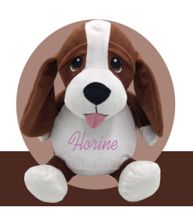 peluche chien basset hound