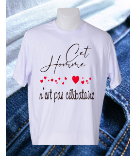 tee shirt top homme non celibataire