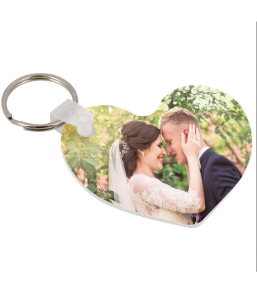 porte cle coeur plastique photo
