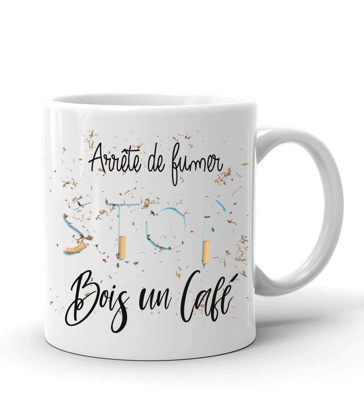 Le café est bien meilleur que de fumer, alors bois le café d