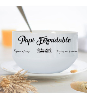 Grand Bol Papi Formidable Personnalisé Photo – 700 ml