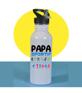 Gourde papa sportif