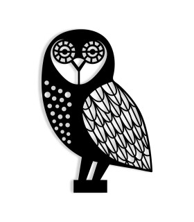 Décoration Chouette Design "La Sentinelle" en Plexiglas