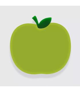 dessous de verre forme pomme