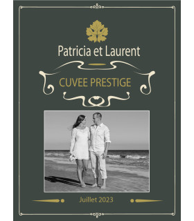 etiquette vin classique personnalisee