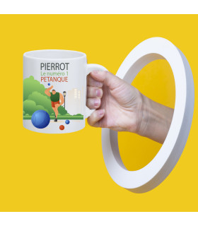 mug pétanque personnalisé