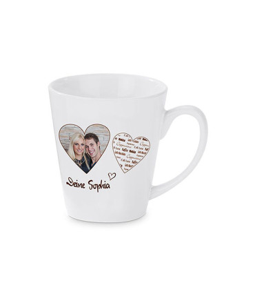 Mug Conique Personnalisé en Céramique – 9 cm