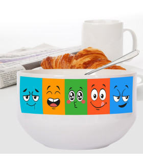 bol petit dejeuner rigolo