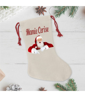 chaussette de noel personnalisée