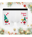 Boxer Homme "Joyeux Noël" – Lutins & Cœurs