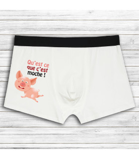 boxer rigolo homme le cochon