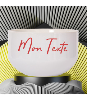 bol personnalise texte