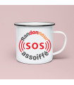 Mug Émaillé Randonnée SOS Personnalisable