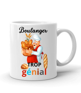 mug personnalisé pour boulanger