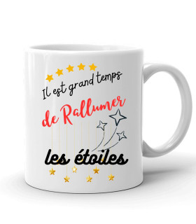 mug personnalisé rallumer les étoiles