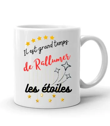 mug personnalisé rallumer les étoiles