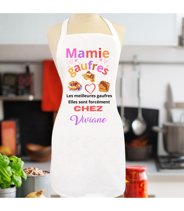 Tablier La meilleure en cuisine c'est Mamie