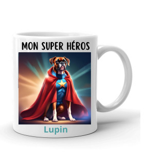 mug boxer super héros