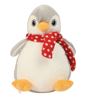 Peluche pingouin brodé