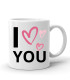 mug amoureux I love you