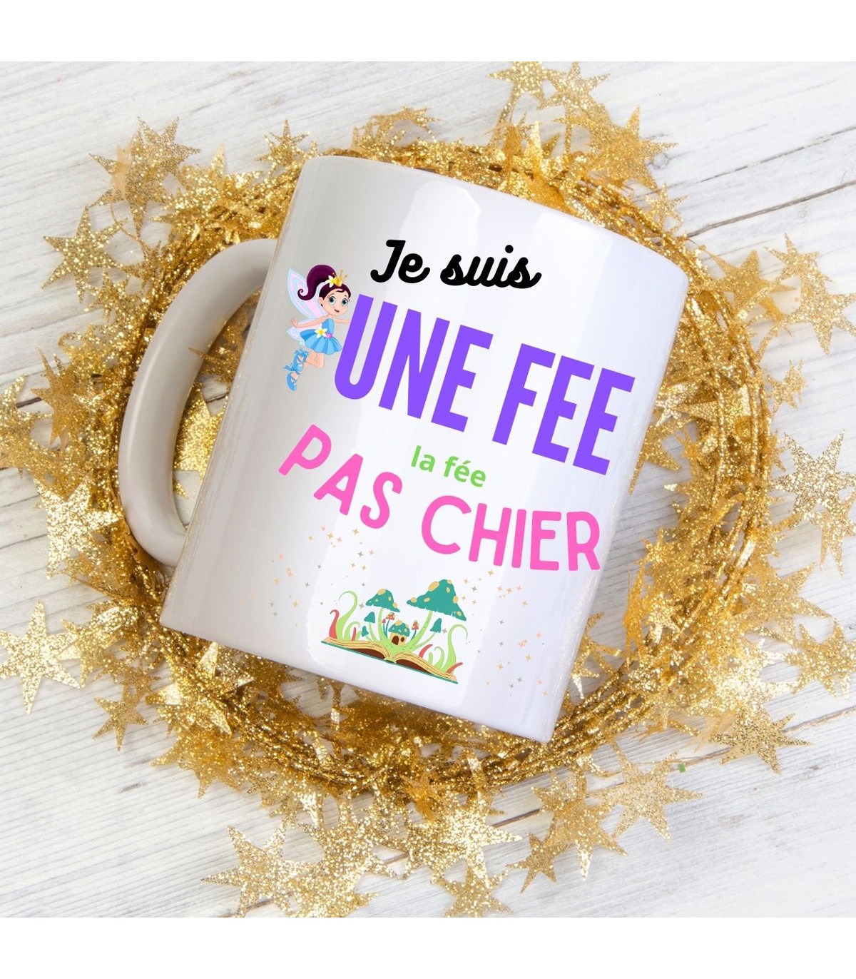 Vêtement Humour Féminin Cadeau Sweat à Capuche 'Je Suis Une Fée La Fée Pachier' - Humour Et Cadeau Humoristique Pour Femmes Sweat Phrase Drole
