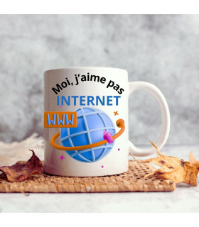 Mug rigolo internet