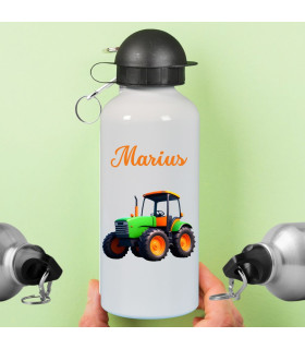 gourde enfant motif tracteur