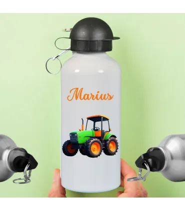 gourde enfant motif tracteur