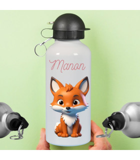 gourde enfant motif renard