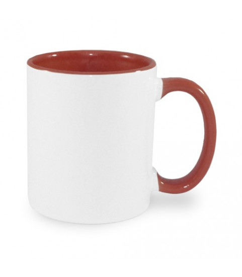 Mug photo personnalise couleur bordeaux